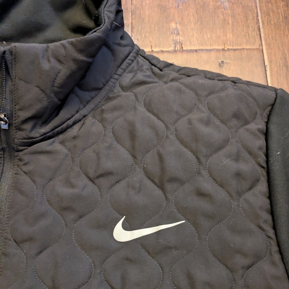 Nike AeroLayer Men's Running Jacket XL Black Jacket Sweatshirt Full Zip - Picture 5 of 6